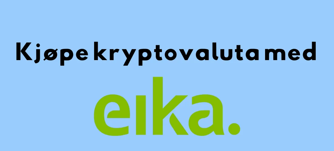 Eika-logoen og overskriften «Kjøpe kryptovaluta med Eika»