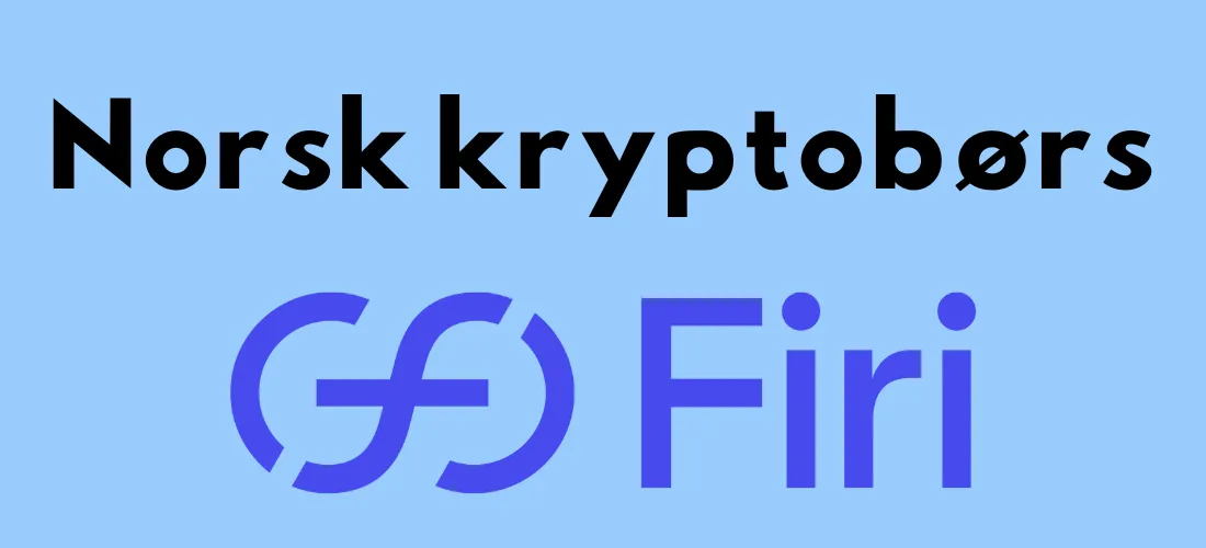 Firi-logoen og overskriften «Norsk kryptobørs»