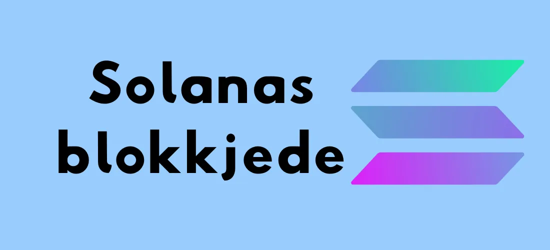 Solanas logo og teksten «Solanas blokkjede»
