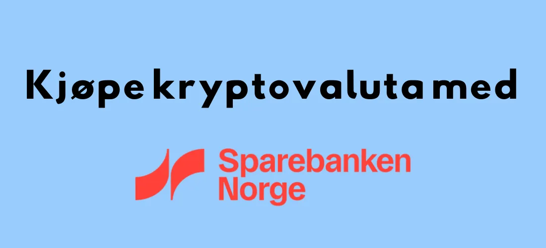 Sparebanken Norge-logoen og overskriften «Kjøpe kryptovaluta med Sparebanken Norge»